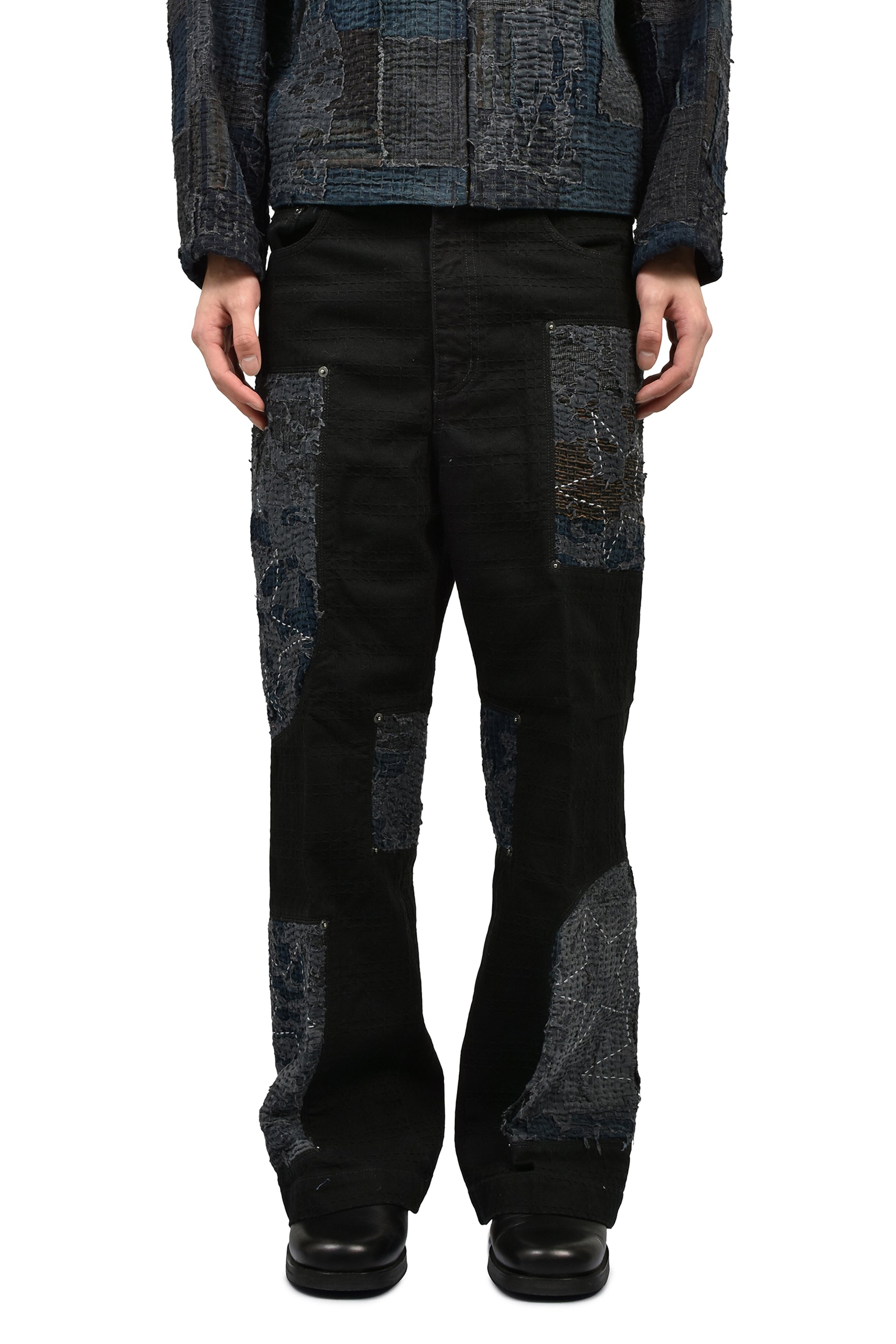 DEAR BORO TUXEDO PANTS / BLK