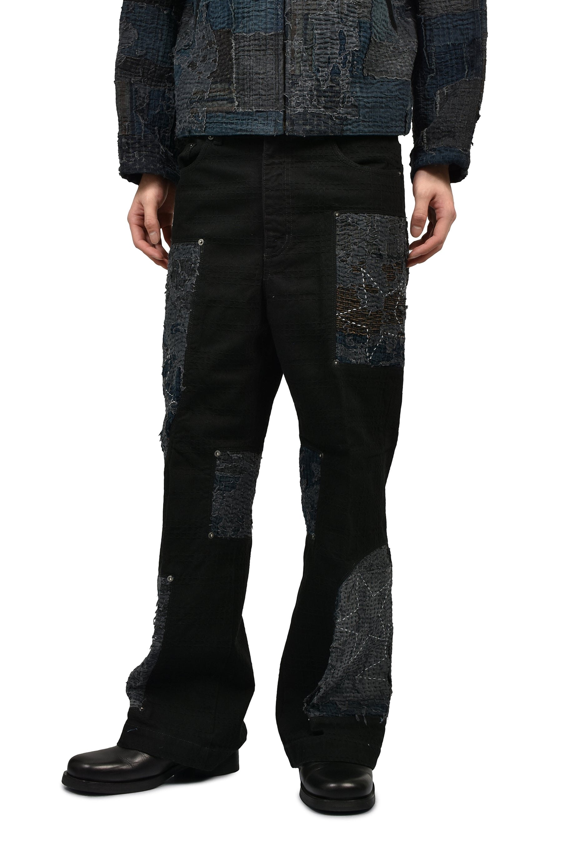 DEAR BORO TUXEDO PANTS / BLK