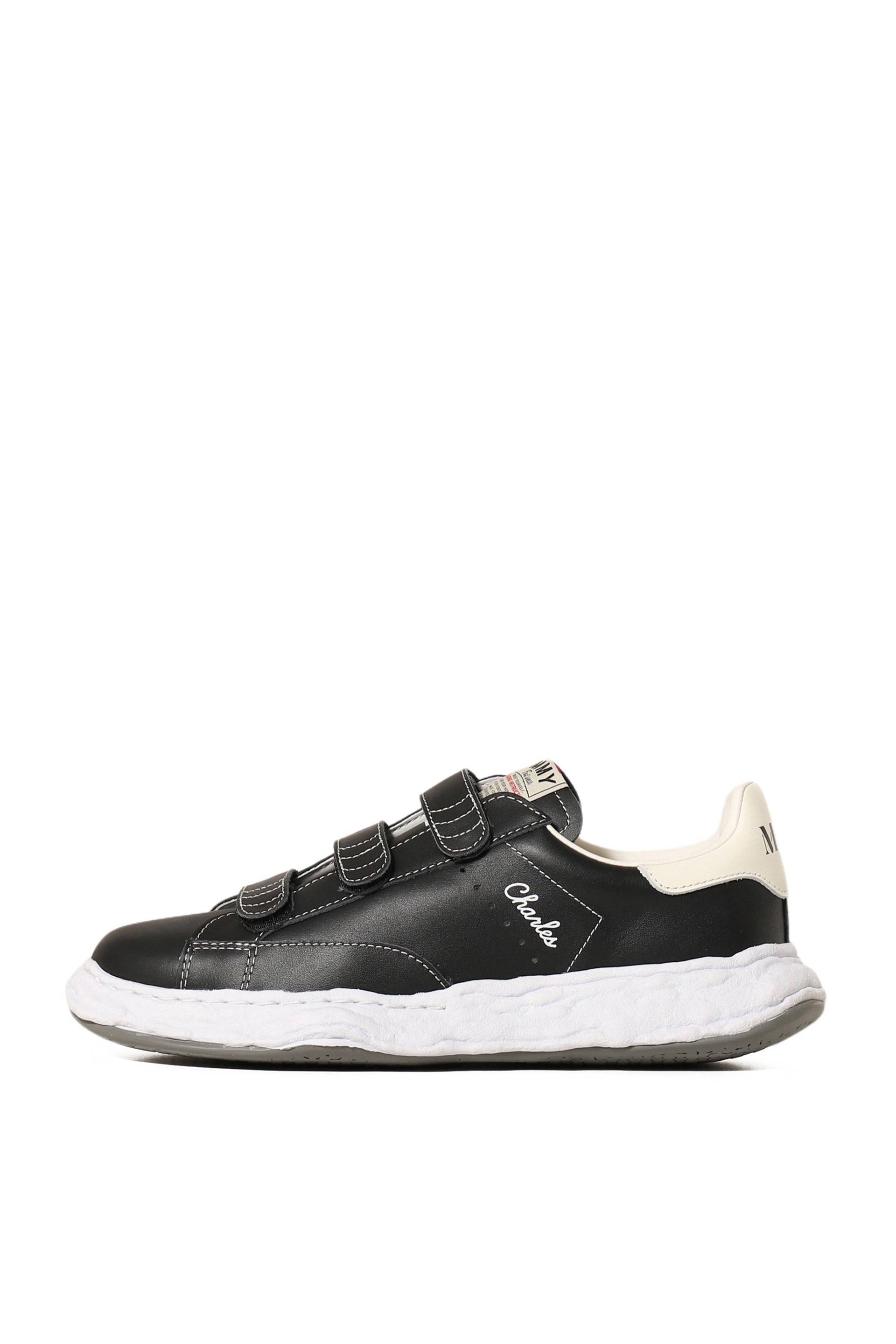 Maison MIHARA YASUHIRO CHARLES LOW VERCLO LEATHER / BLK