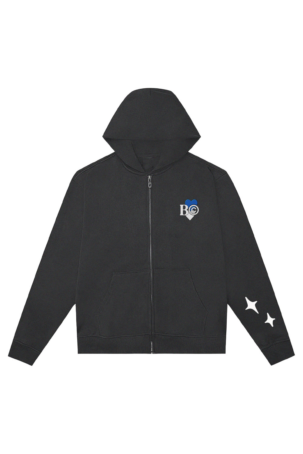 ZIP-UP HOODIE / GRY