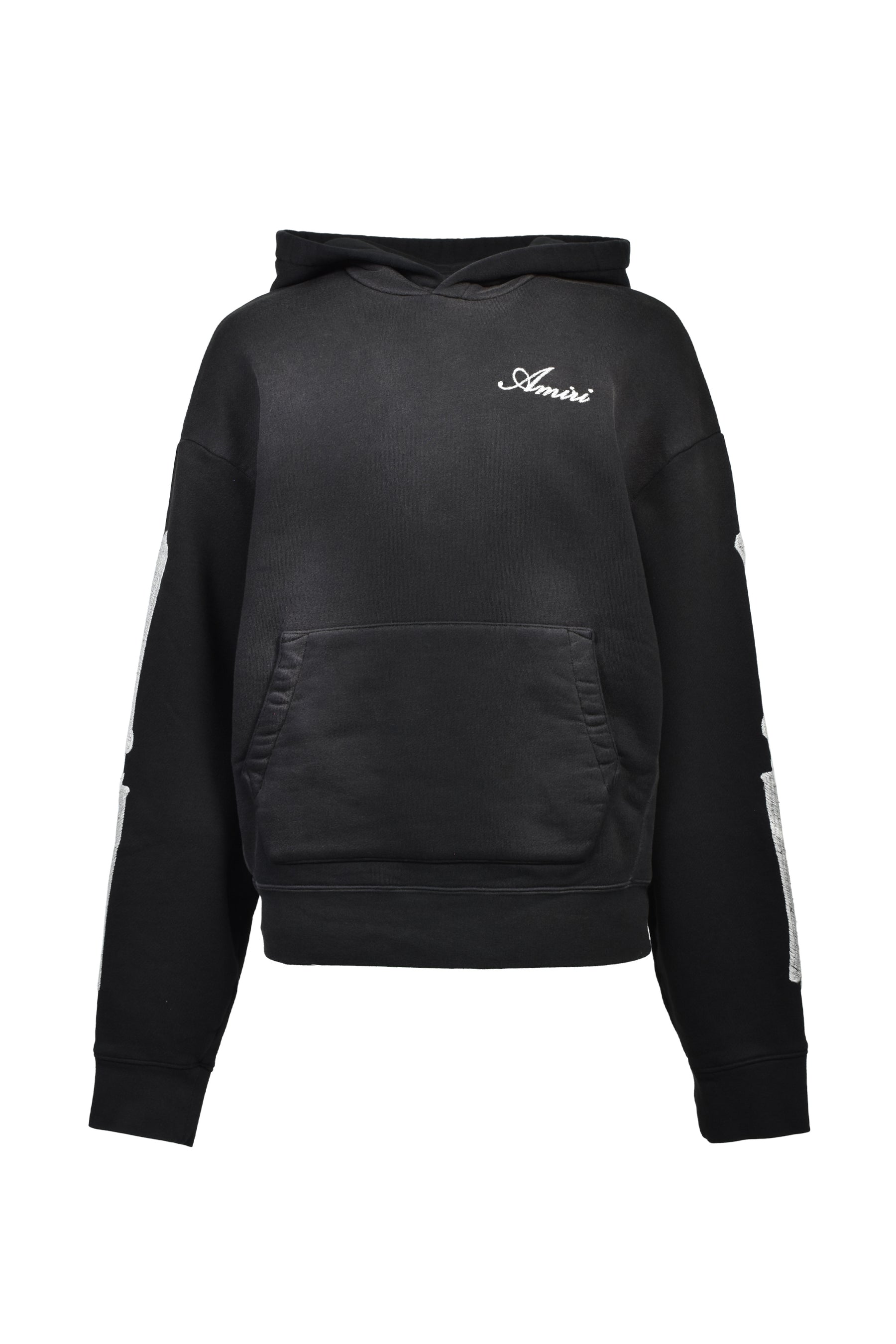 BONES OVERSIZED HOODIE / BLK