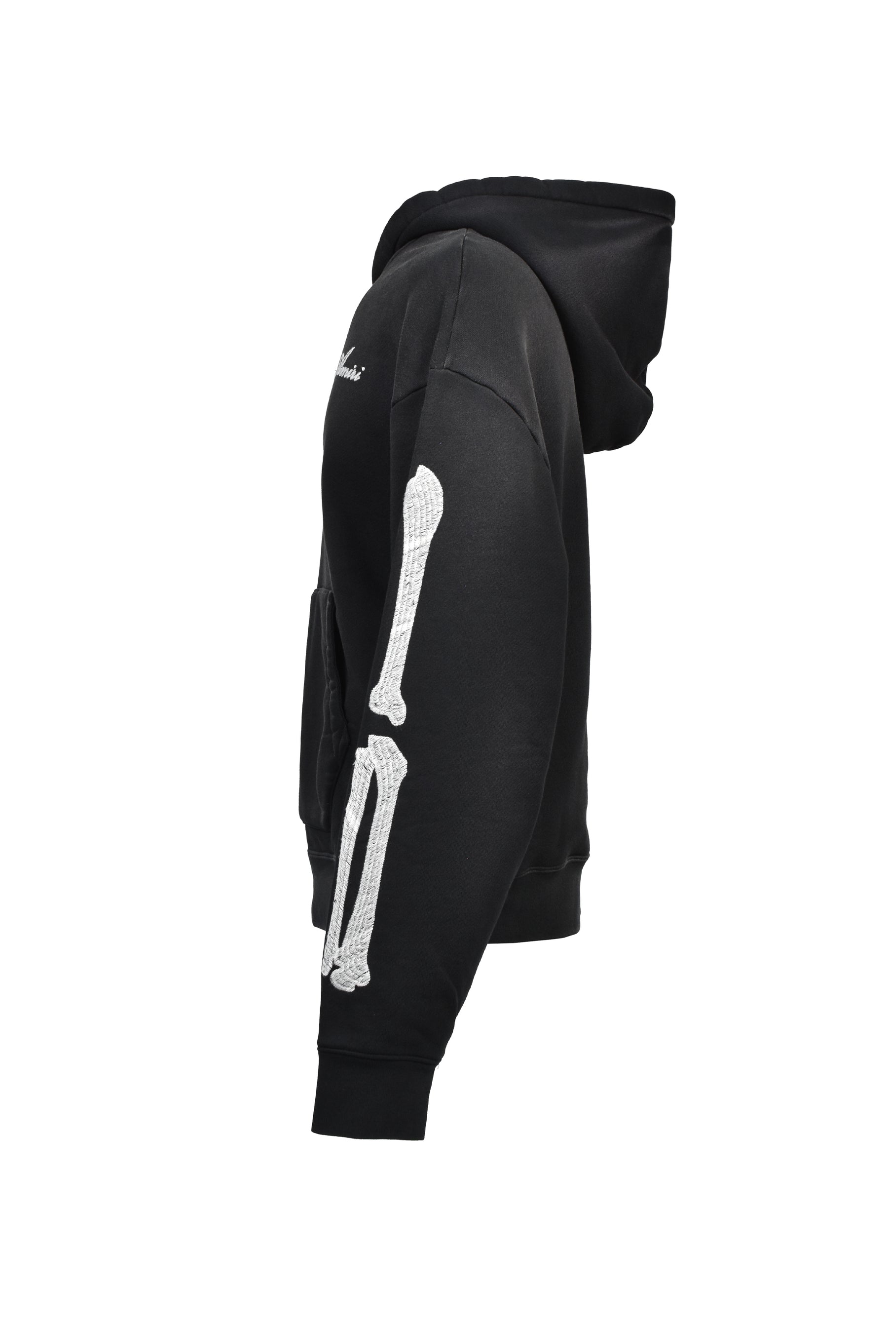 BONES OVERSIZED HOODIE / BLK