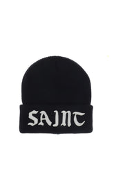 KNIT CAP/SAINT / BLK