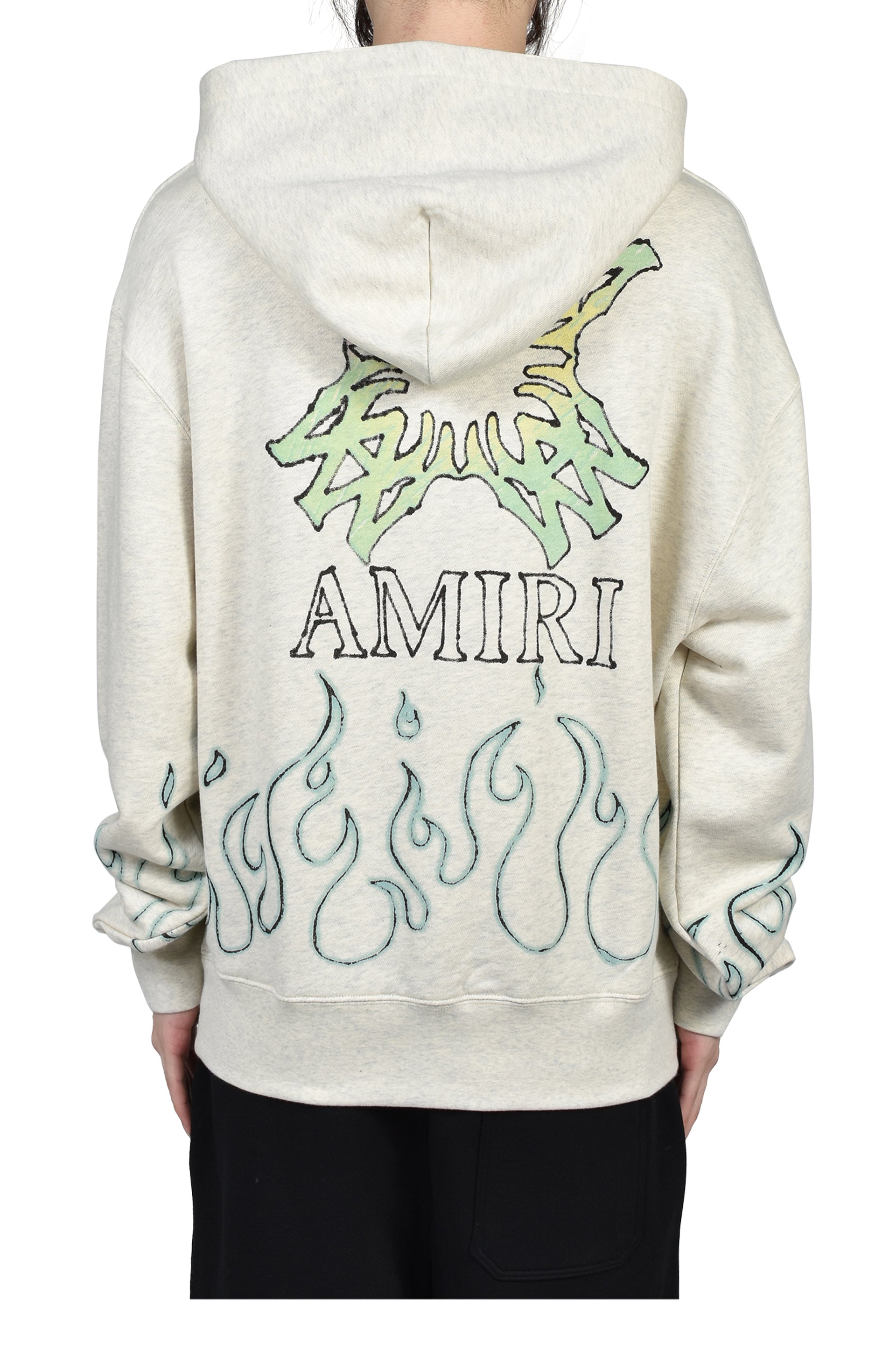 MA QUAD FLAMES OS HOODIE / IVO