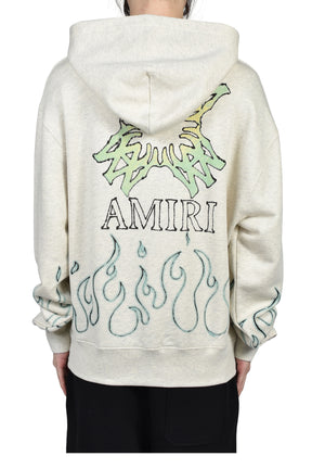 MA QUAD FLAMES OS HOODIE / IVO