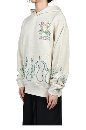 MA QUAD FLAMES OS HOODIE / IVO