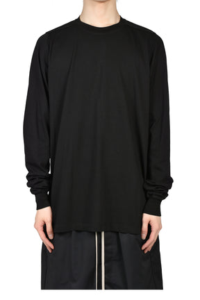 SHORT CREWNECK LS T / BLK