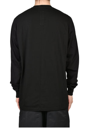 SHORT CREWNECK LS T / BLK