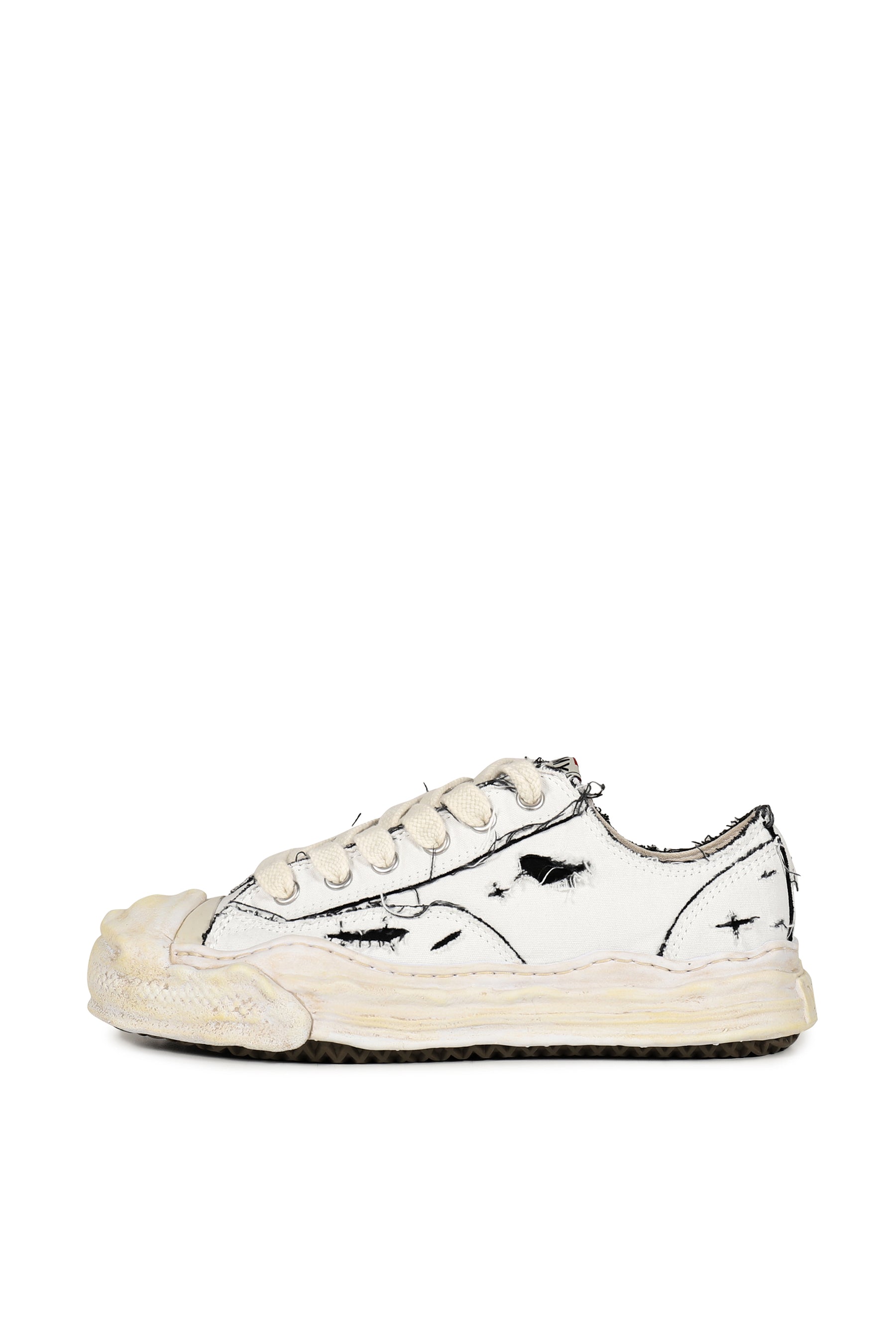 HANK RIPPING CANVAS LOW / WHT