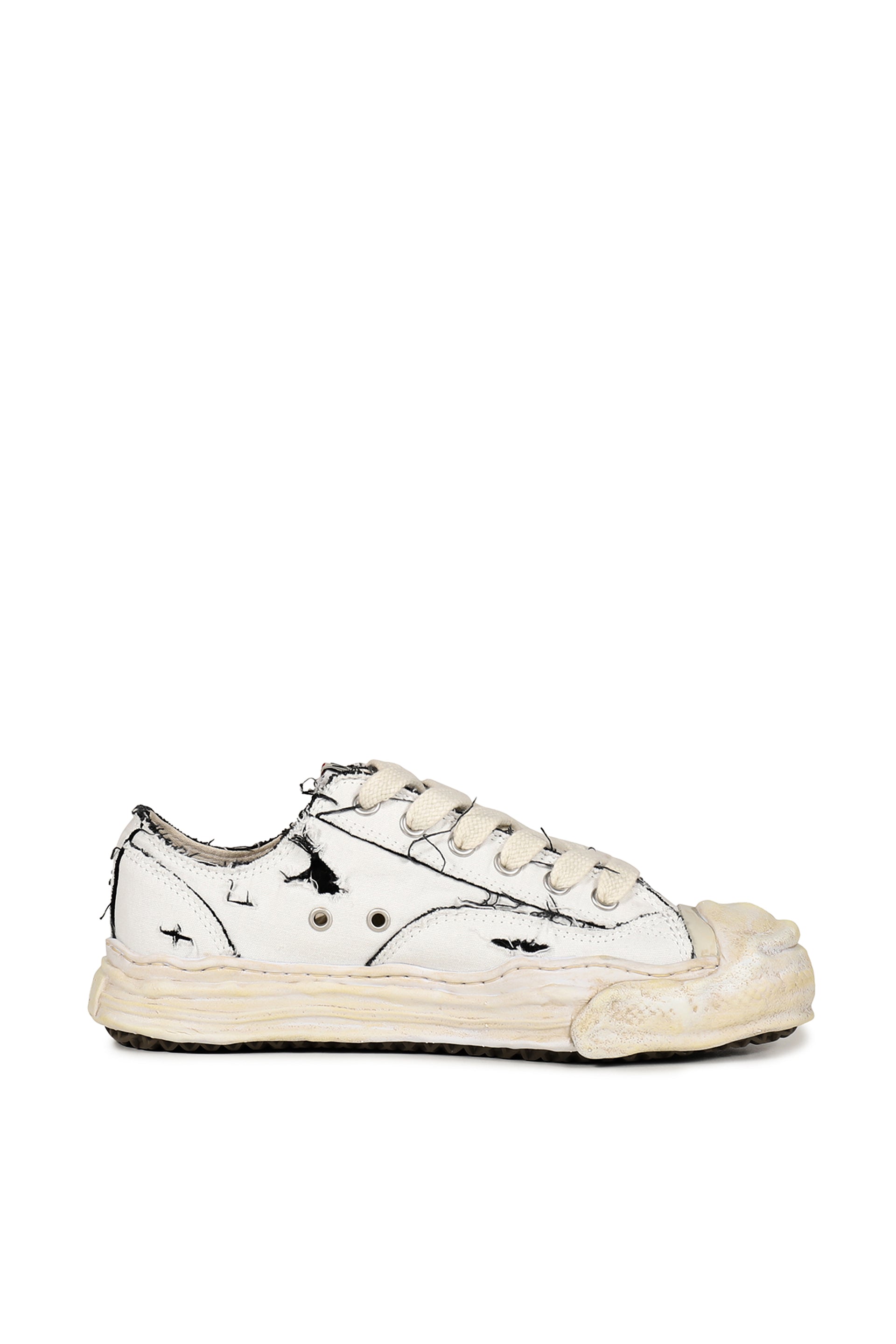 HANK RIPPING CANVAS LOW / WHT