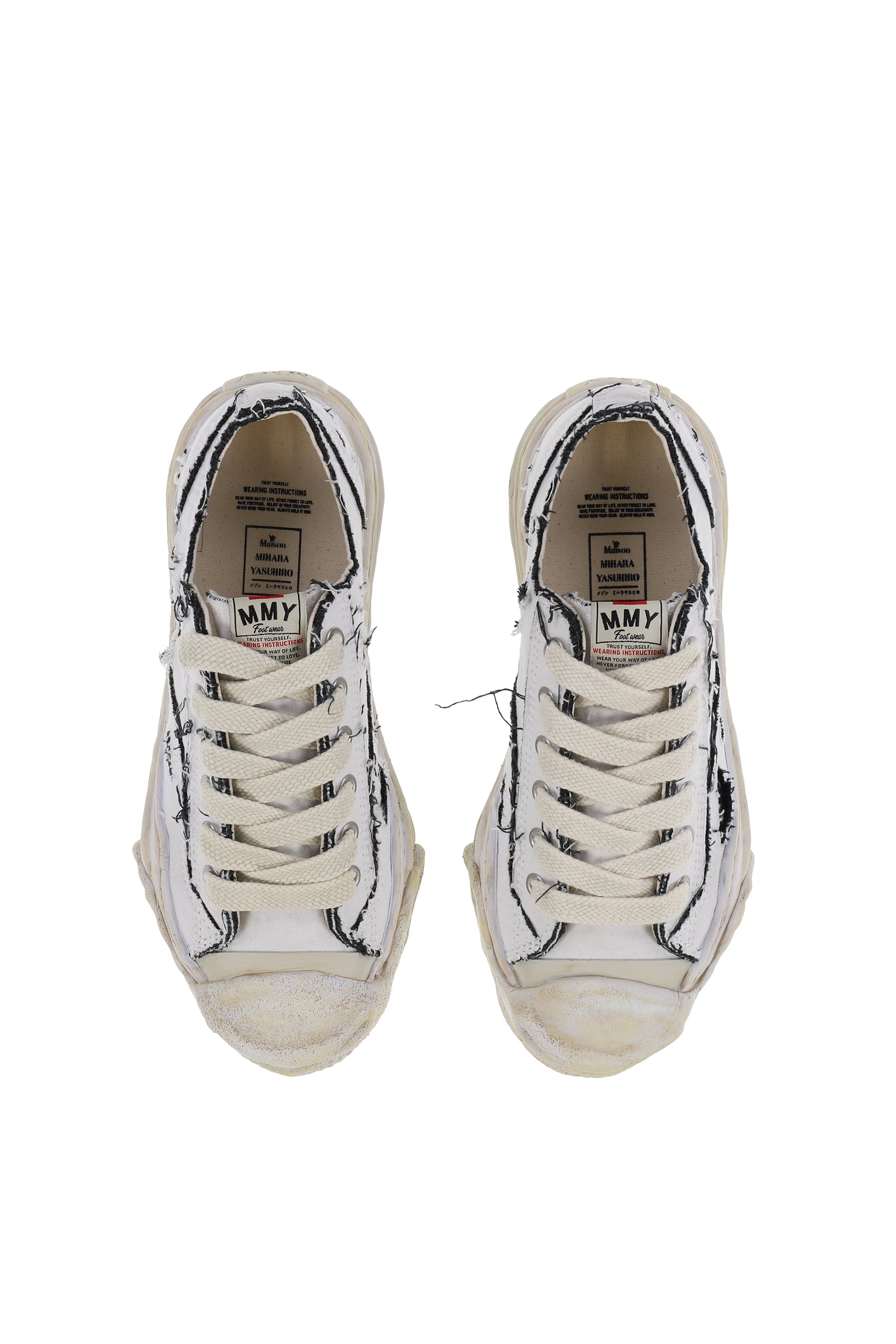 HANK RIPPING CANVAS LOW / WHT