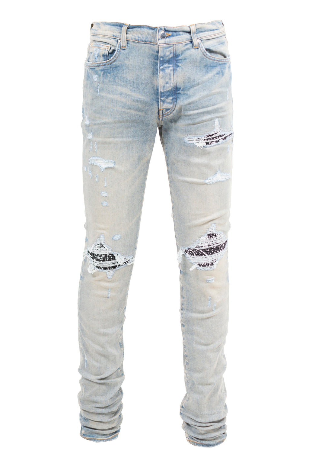 AMIRI MX1 ちぢれ バンダナ スキニー デニム