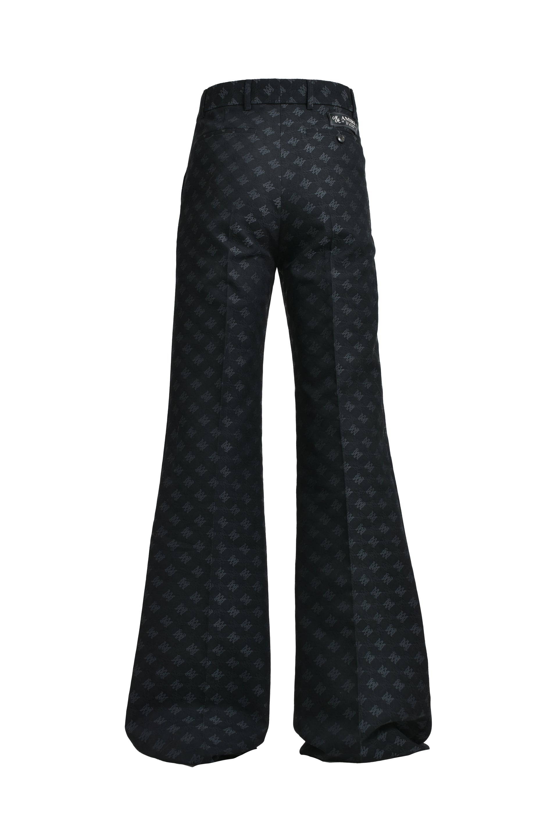 AMIRI MA QUAD JACQUARD CREASED FLARE / BLK