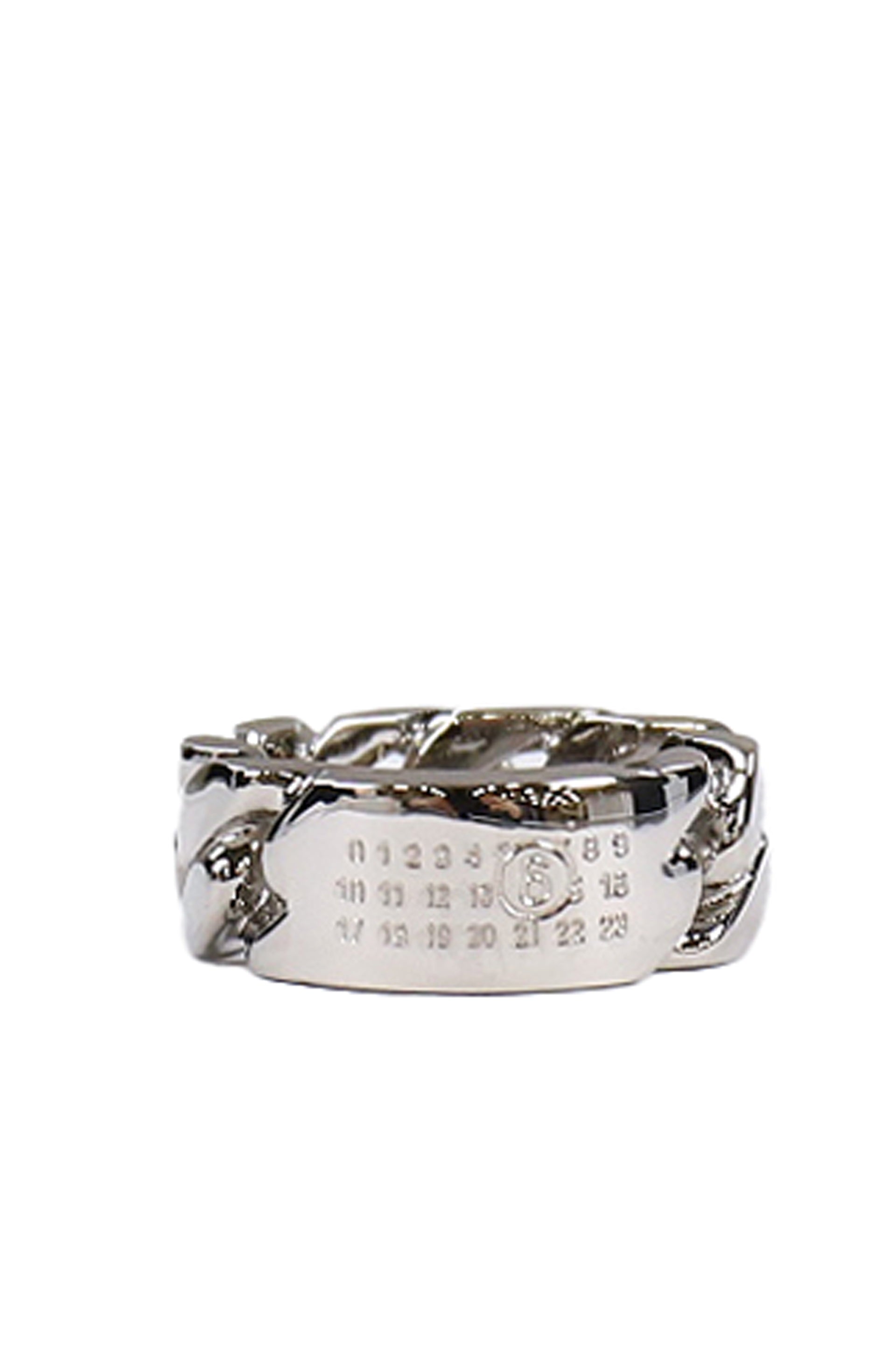 MM6 Maison Margiela MINIMAL LOGO 3MM RING / SIL