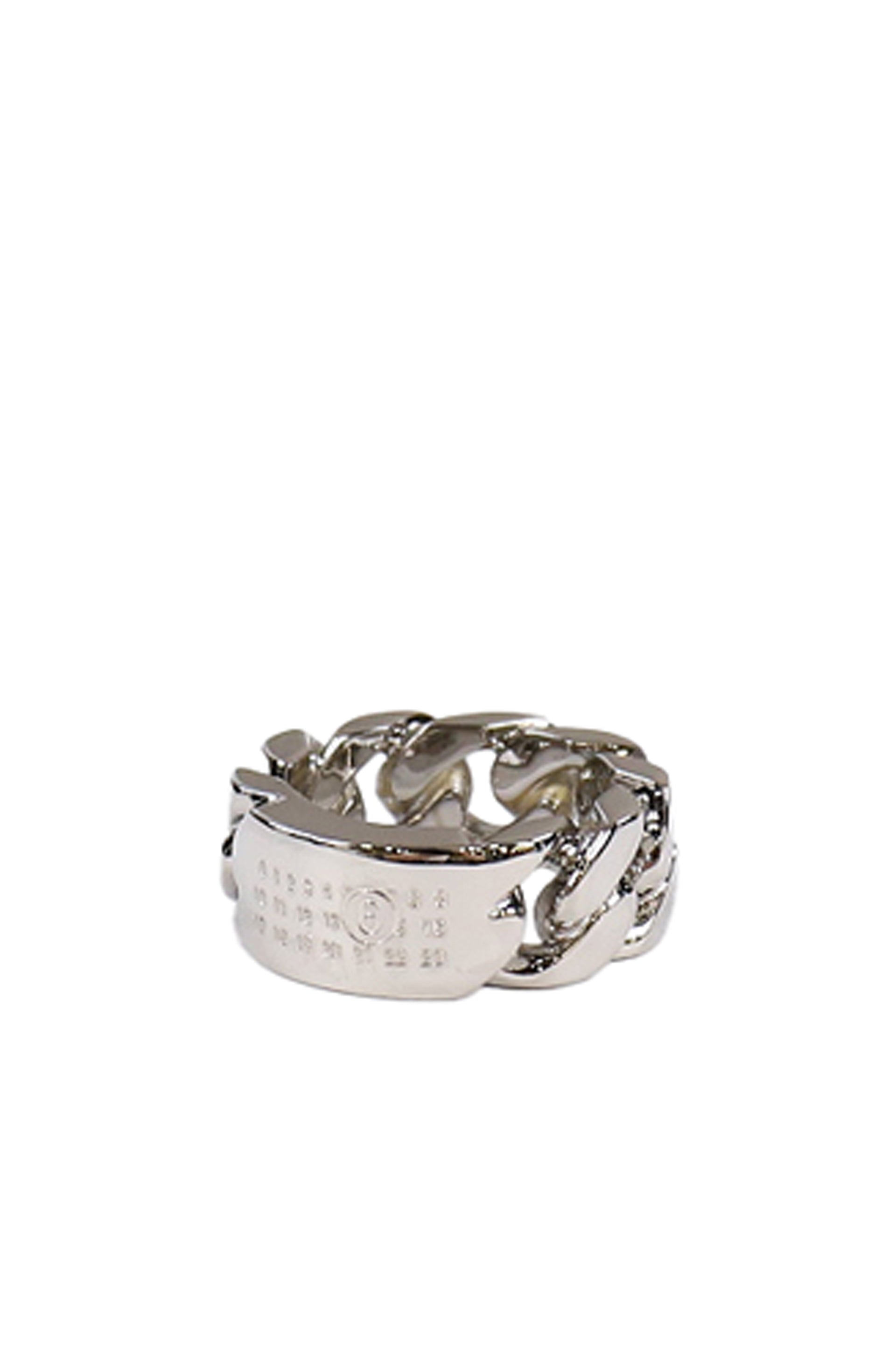 MM6 Maison Margiela MINIMAL LOGO 3MM RING / SIL