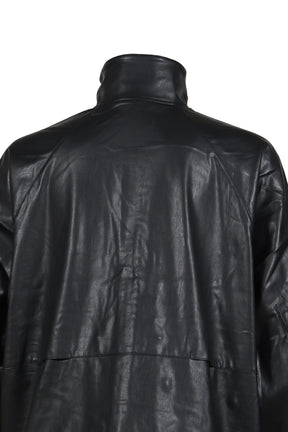 TECH SYNTHETIC SKIN WINDBREAKER JACKET / BLK