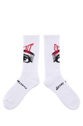 SOCKS/EYE / WHT