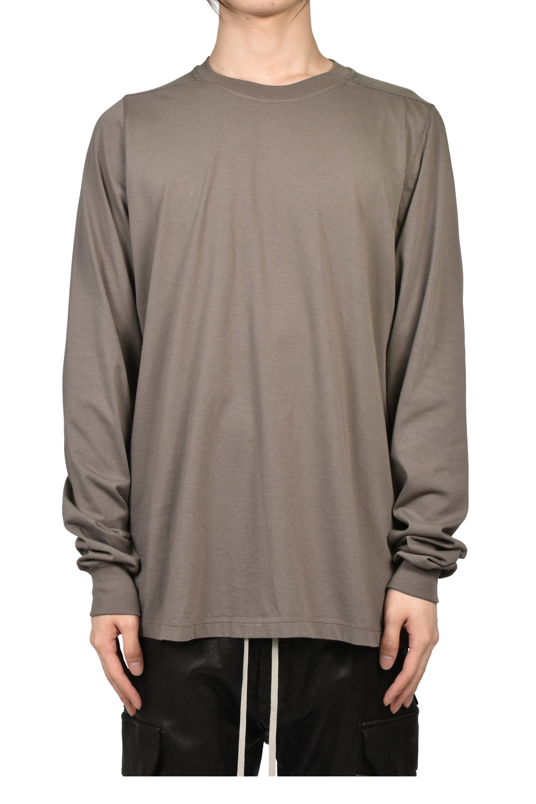 SHORT CREWNECK LS T / DUST