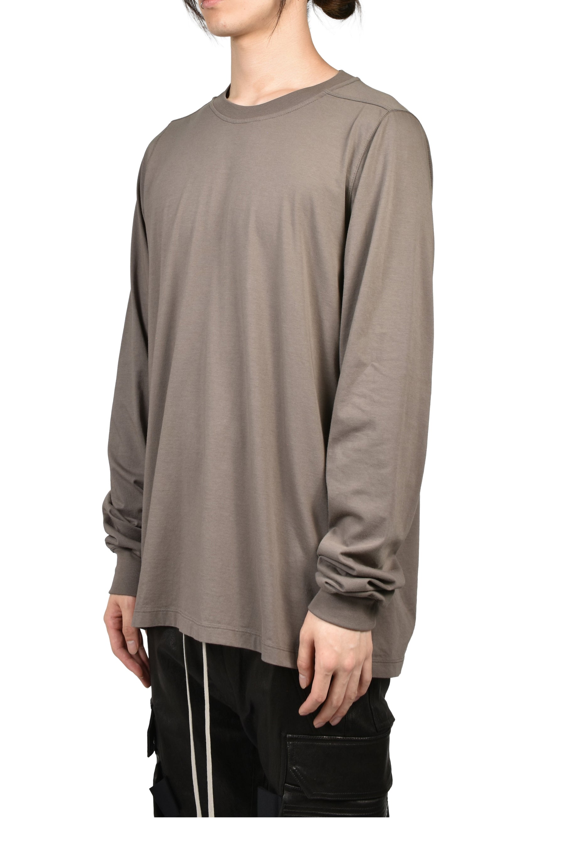SHORT CREWNECK LS T / DUST