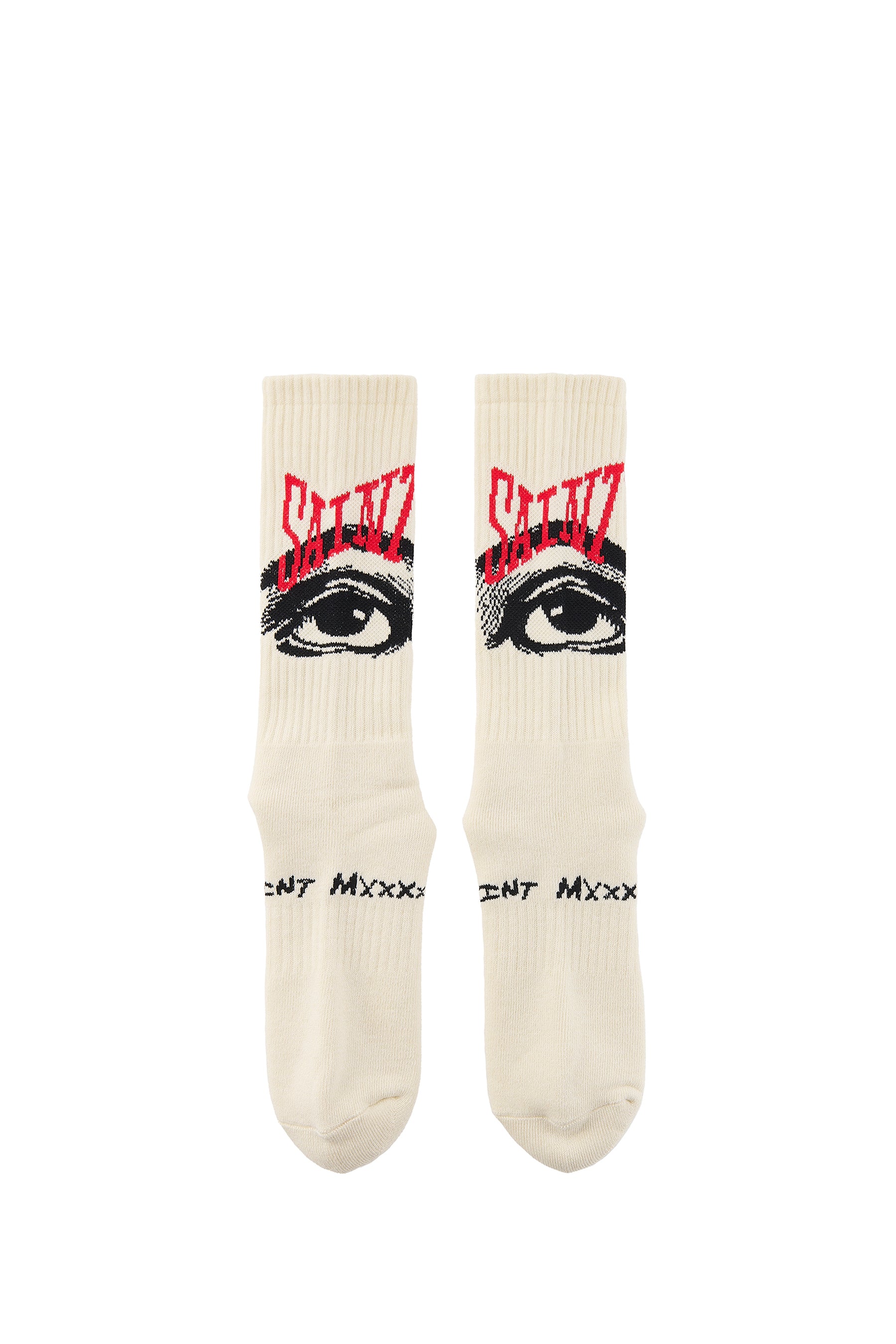 SOCKS/EYE/ECRU / ECRU