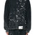 EMBELLISHED BLEACHED HOODIE / BLK