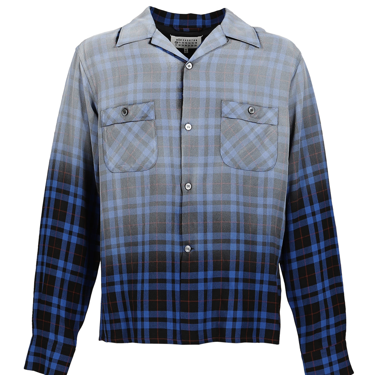 Maison Margiela メゾンマルジェラ SS26 LONG-SLEEVED SHIRT / BLU