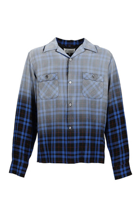 LONG-SLEEVED SHIRT / BLUE TARTAN