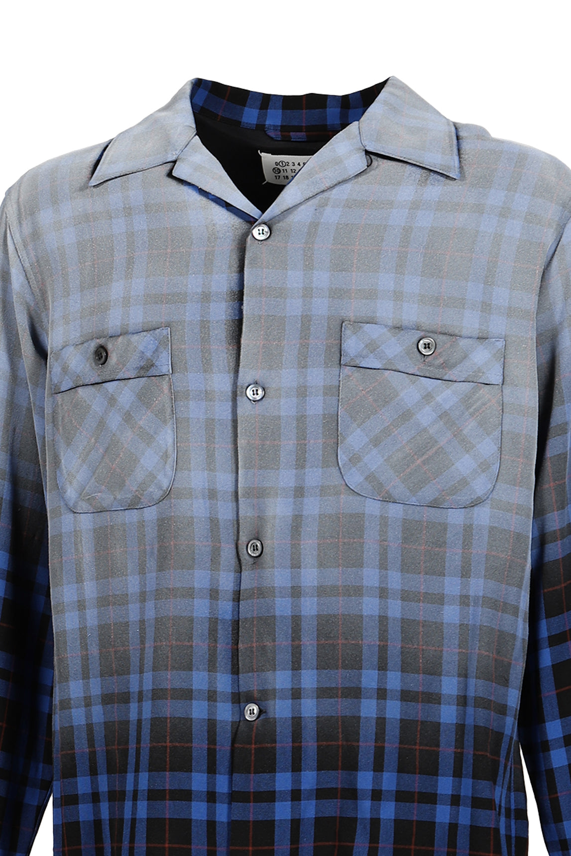 LONG-SLEEVED SHIRT / BLUE TARTAN