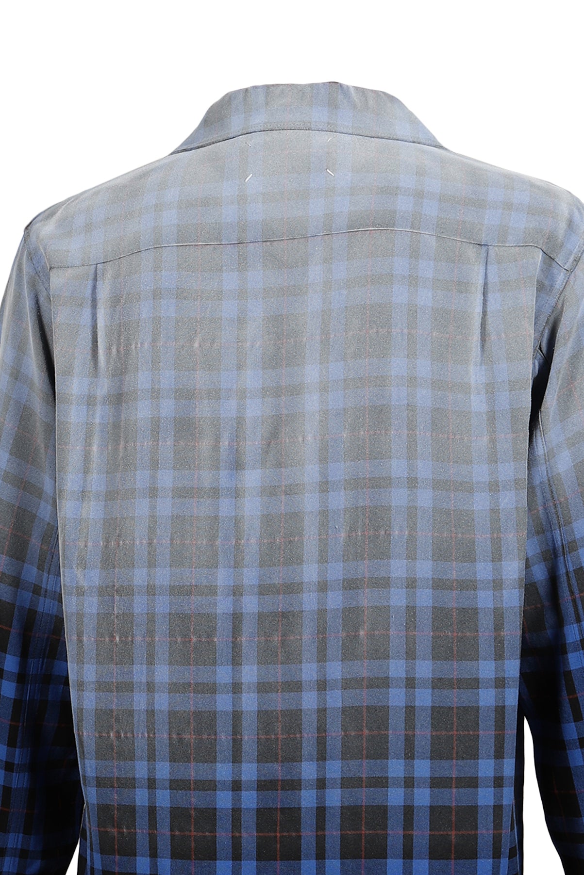 LONG-SLEEVED SHIRT / BLUE TARTAN