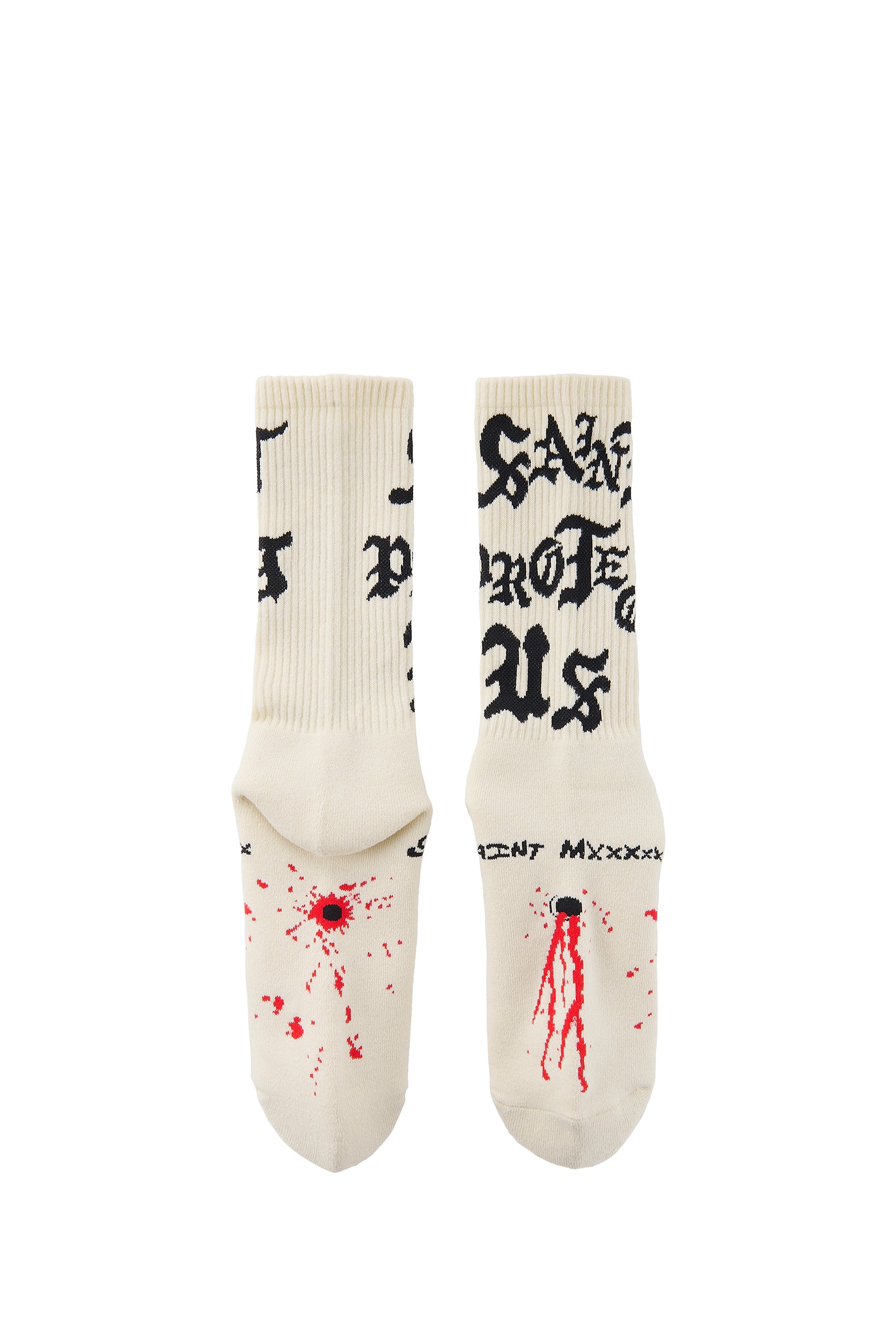 SOCKS/SAINT PROTECT / ECRU