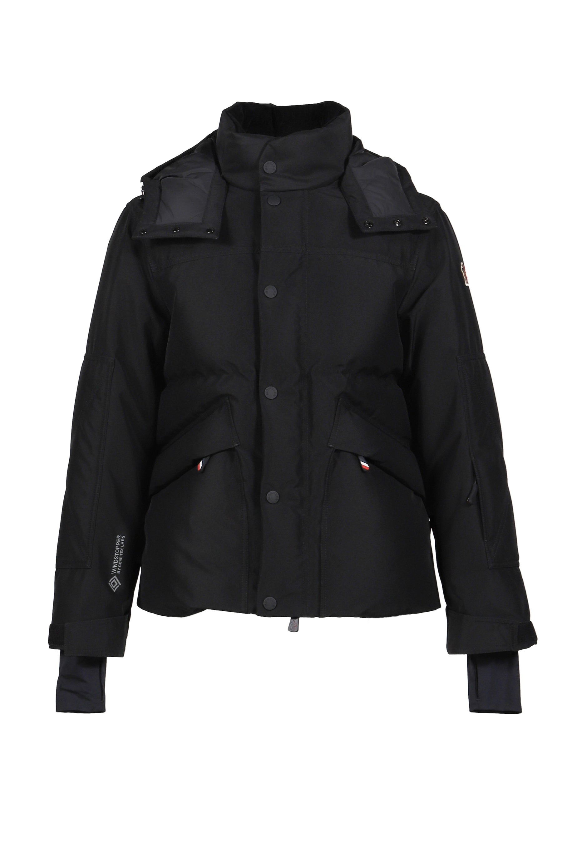 MONCLER GRENOBLE フード付きジャケット 黒 Moncler GRENOBLE FW25 ELFIN JACKET / BLACK - NUBIAN