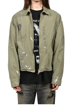 GRAFFITI WORK JACKET / KHA