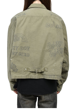 GRAFFITI WORK JACKET / KHA