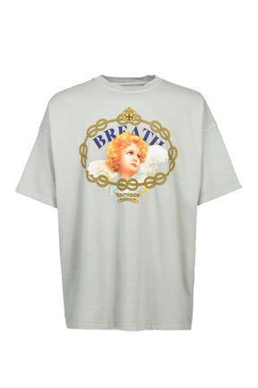 ANGEL EMBLEM TEE / GRY
