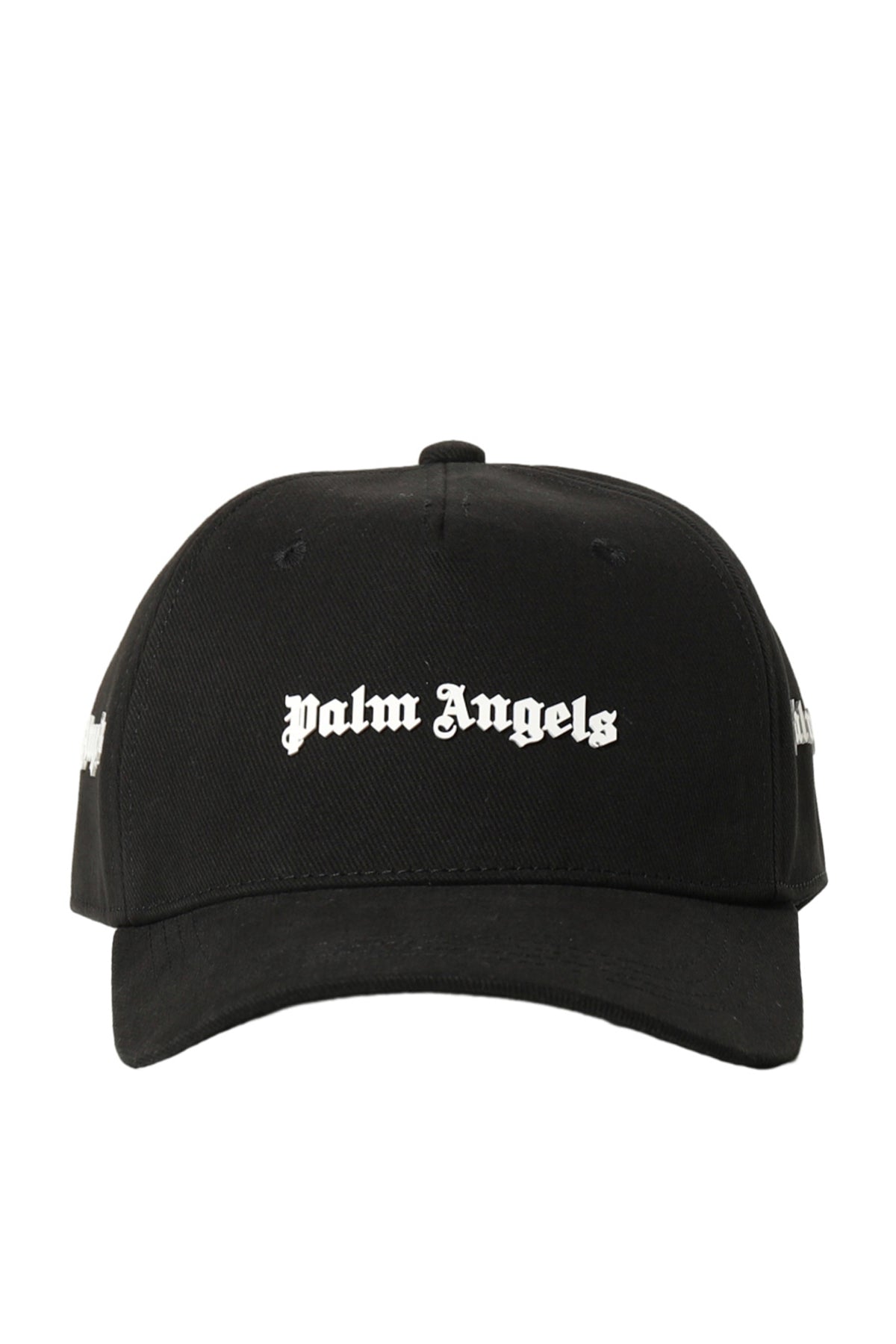 PALM ANGELS LOGO CAP / BLK WHT