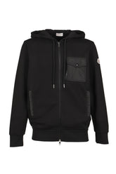 ZIP UP CARDIGAN / BLK