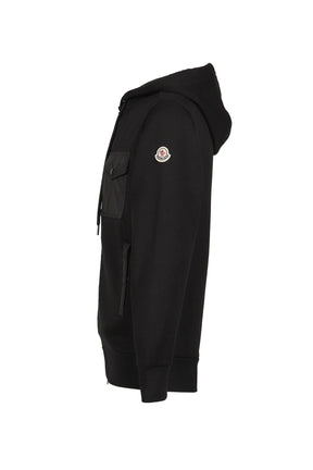 ZIP UP CARDIGAN / BLK