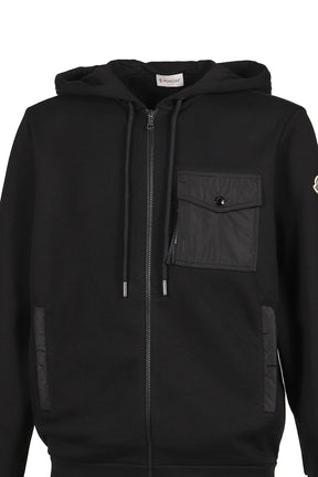 ZIP UP CARDIGAN / BLK