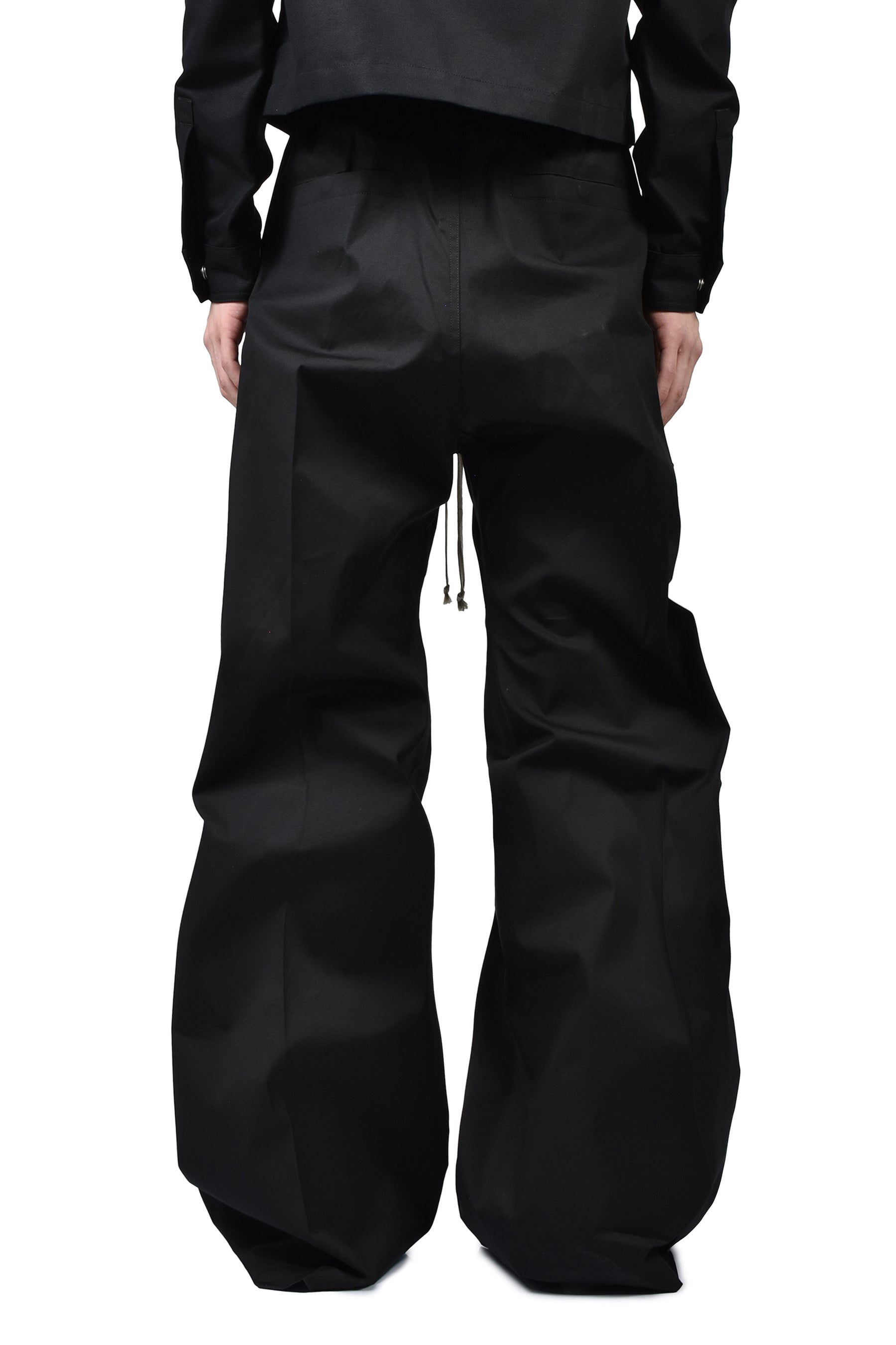 Rick Owens 2024SS 刺繡スローガン パッチポケット カーゴパンツ Rick Owens リックオウエンス SS26 TEMPLE CARGOBELA / BLK - NUBIAN