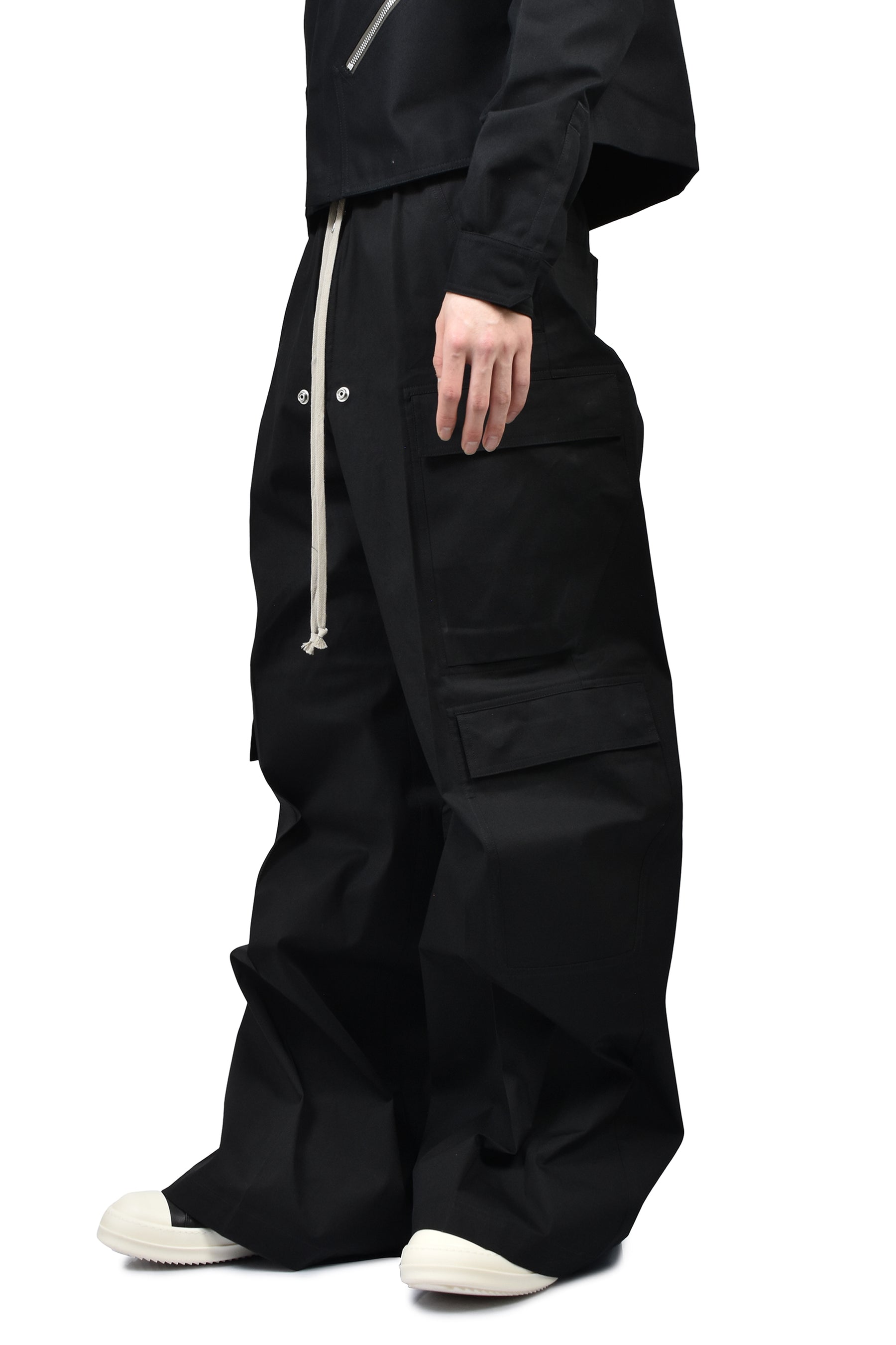 Rick Owens リックオウエンス SS26 TEMPLE CARGOBELA / BLK - NUBIAN