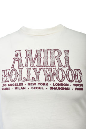 AMIRI HOLLYWOOD BABY TEE / LINEN