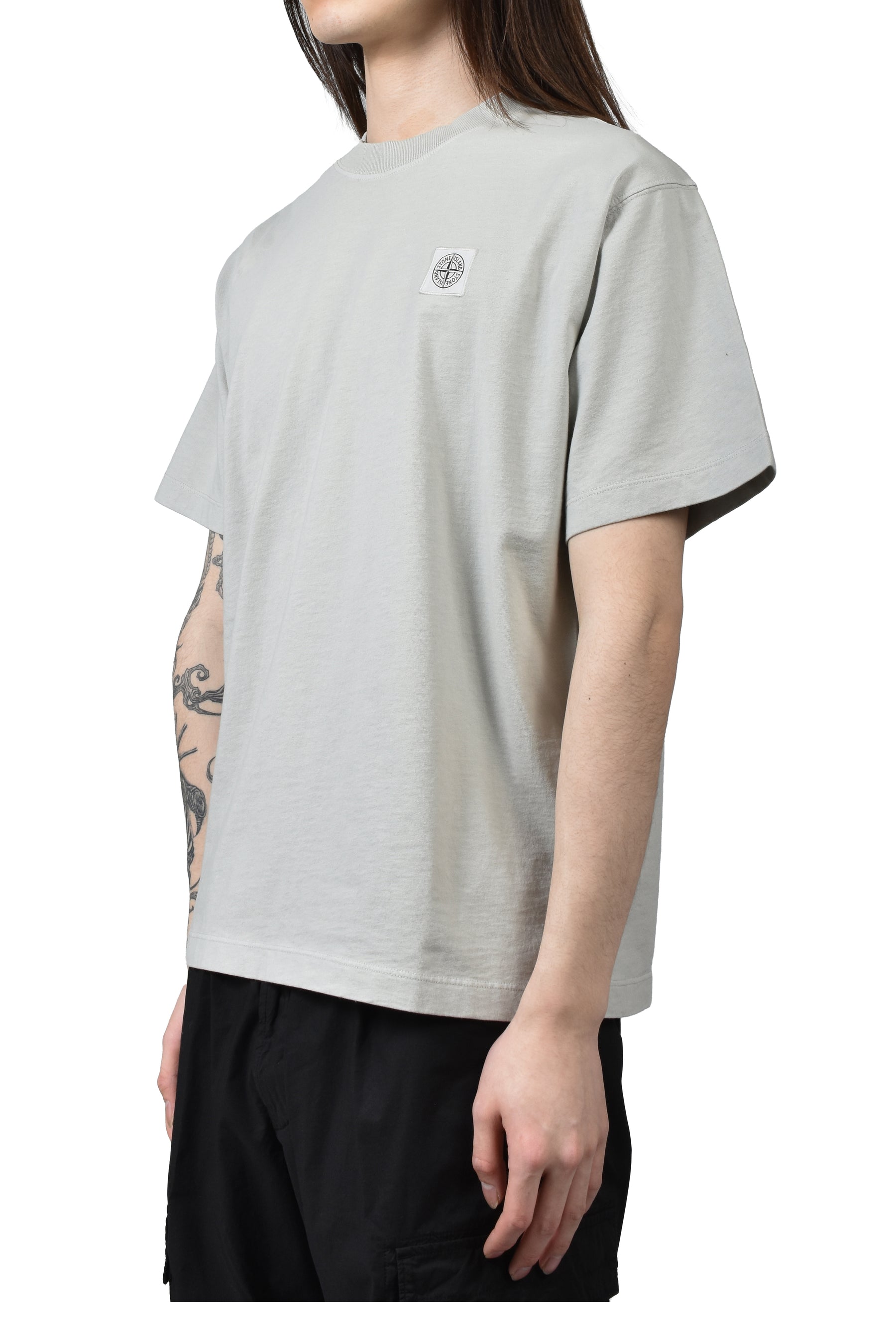 Stone Island SS T-SHIRT / PEARL GRY