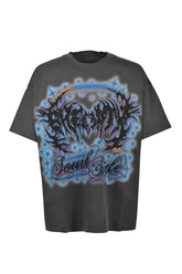 AIRBRUSH TEE / BLK