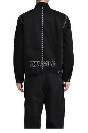 X STITCH EISENHOWER JACKET / BLK