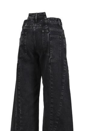PANTS 5 POCKETS / MEDIUM BLK STONE