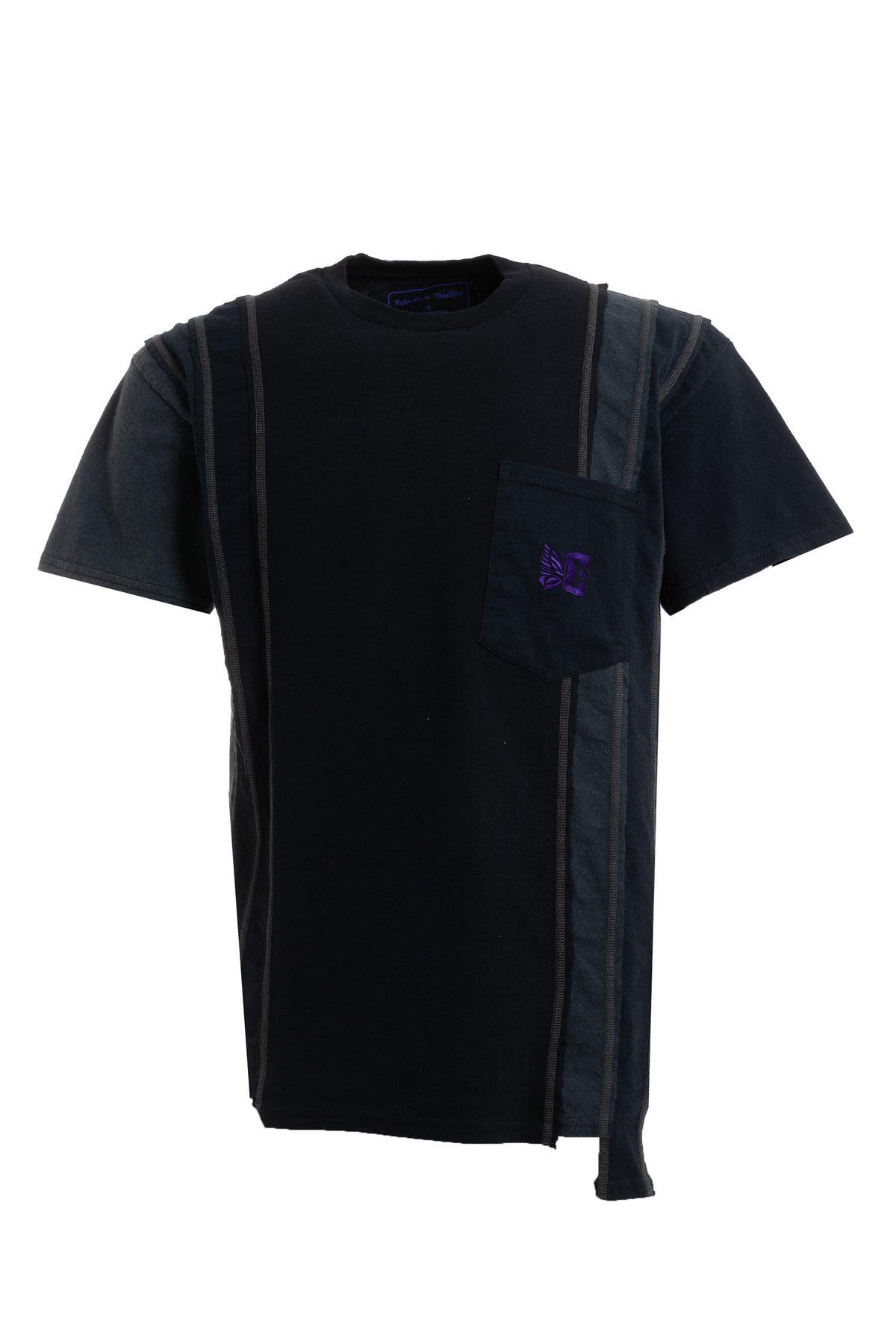 7 CUTS S/S TEE - SOLID / FADE / BLK / S