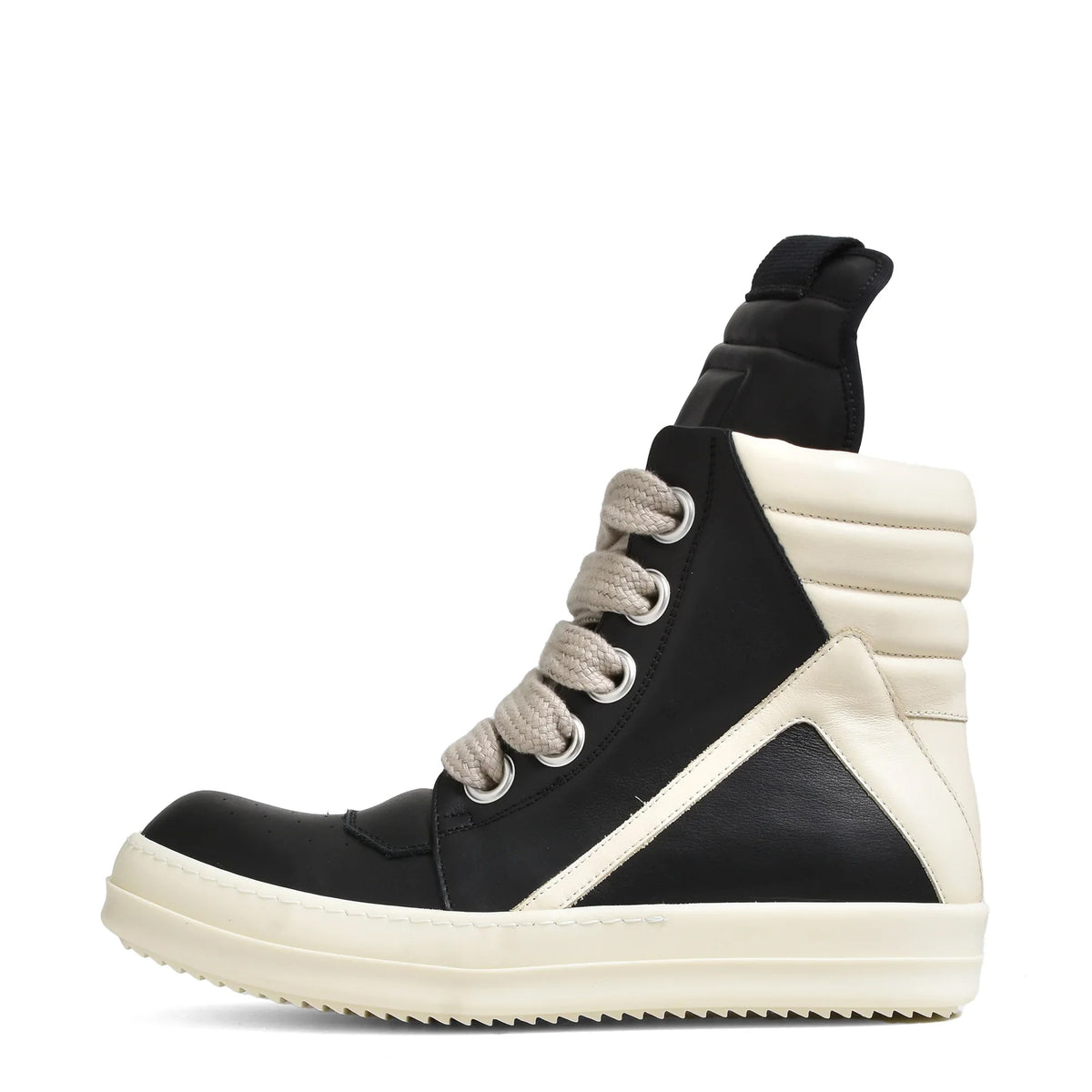 Rick Owens リック オウエンス FW26 JUMBOLACE GEOBASKET / BLK/MILK