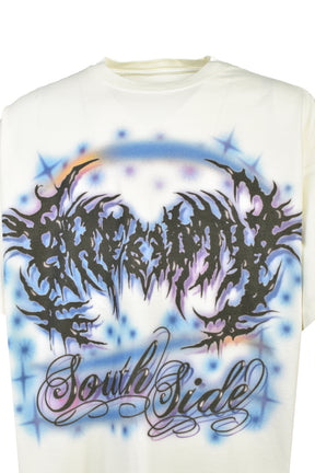 AIRBRUSH TEE / WHT