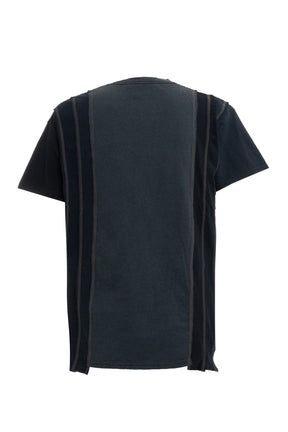 7 CUTS S/S TEE - SOLID / FADE / BLK / M