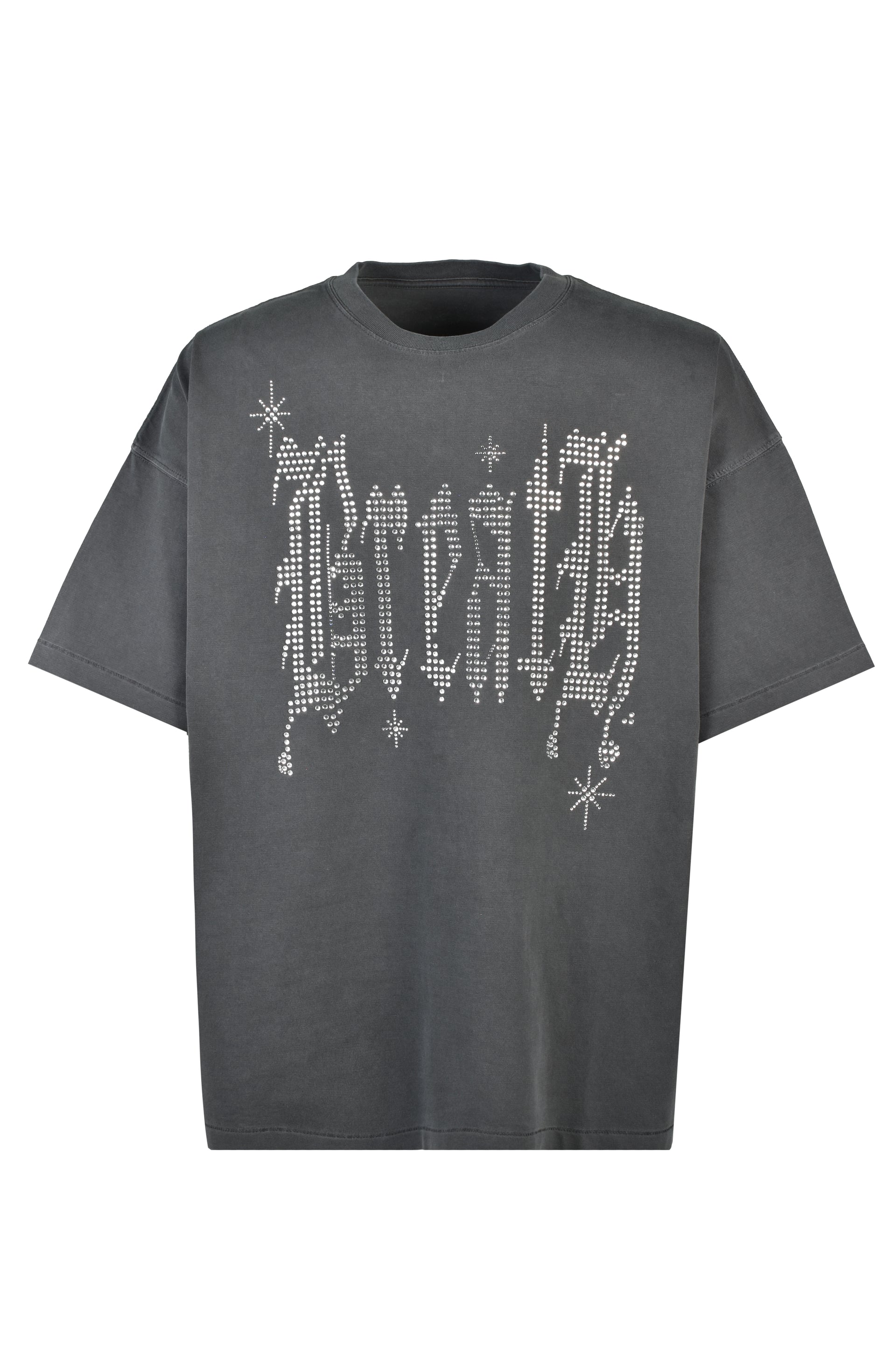 RHINESTONE TEE / BLK